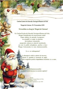 INVITAȚIE TĂRGUL DE CRĂCIUN